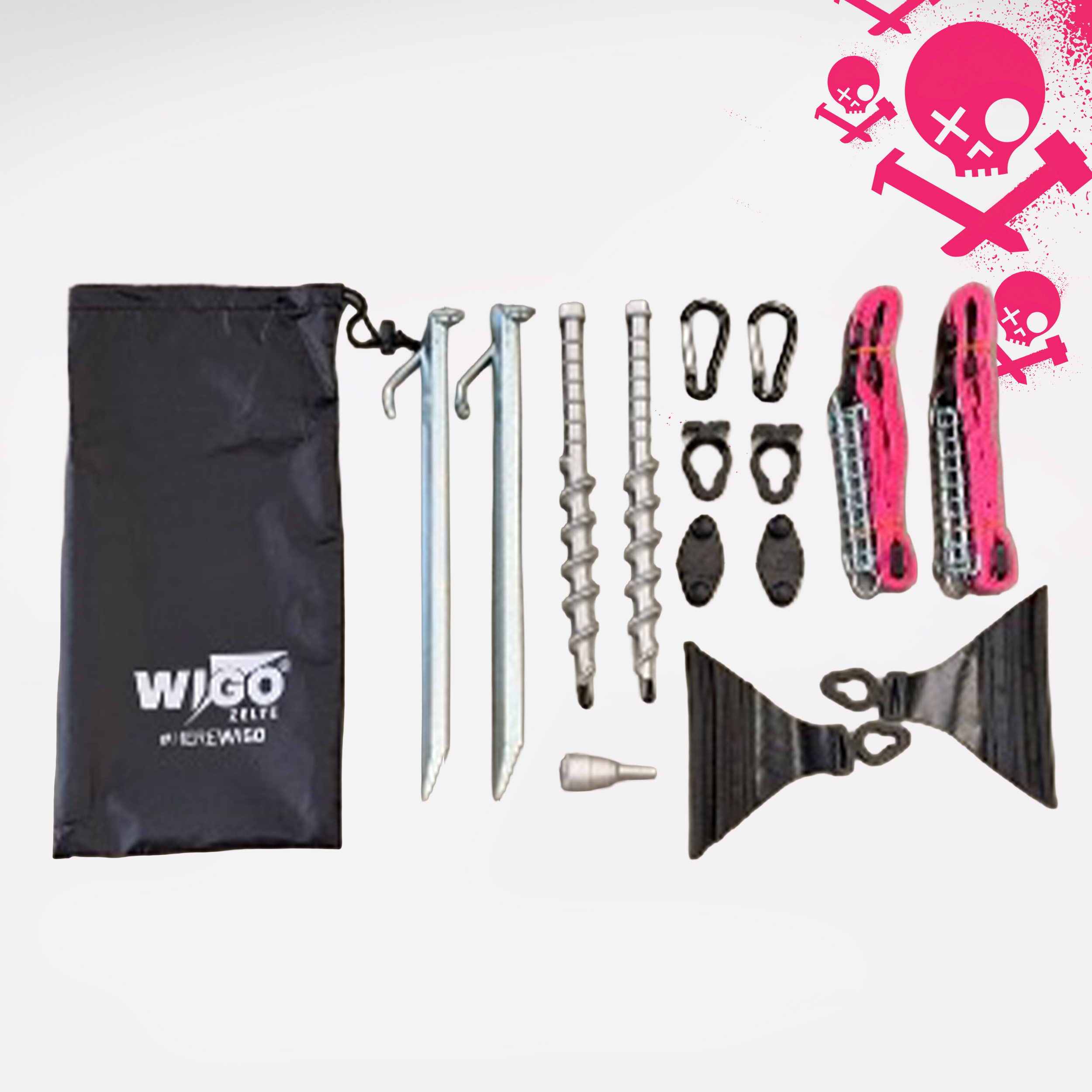REBEL Spanngurt SET PINK